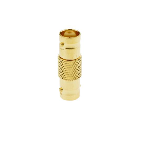 Banhados a ouro conector BNC fêmea-fêmea RG6U