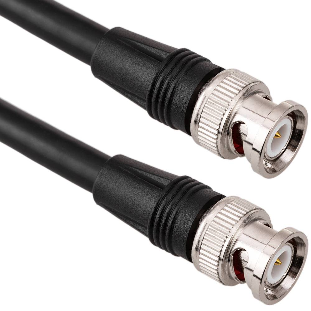 3G/6G SDI Cable HD-SDI BNC Male to Right Angle BNC Male 75 Ohm RG179 Jumper Cables 3ft for Surveillance Camera System Cables/CCTV/DVR/TV 