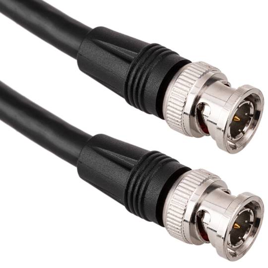 Cabo coaxial BNC 12G HD SDI macho para macho de alta qualidade de 5m