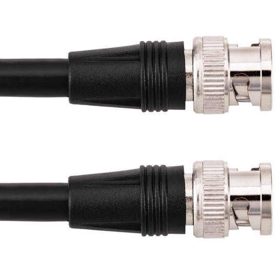 Cabo coaxial BNC 12G HD SDI macho para macho de alta qualidade de 5m