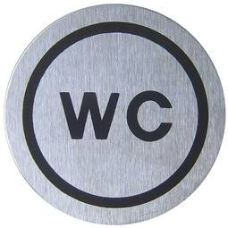 Acciaio inox WC Sign 65 millimetri