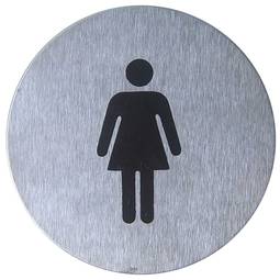 Ladies WC Entre em aço inoxidável 65 milímetros