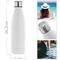 Bouteille en acier inoxydable blanc de 720 ml