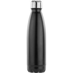 Zwarte roestvrijstalen fles 720 ml