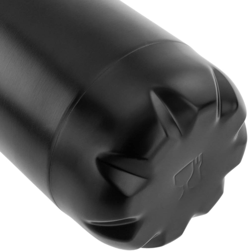 Garrafa de aço inoxidável preta de 720 ml