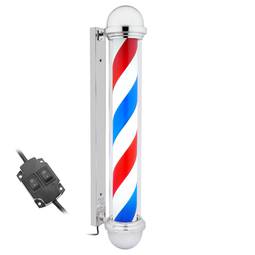 Świecący i obrotowy słup fryzjerski dla fryzjerów 155 x 900 mm