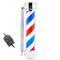 Poste de barbero luminoso y giratorio para peluquerías de 230 x 955 mm