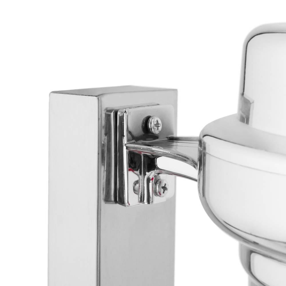 Poste de barbero luminoso y giratorio para peluquerías de 230 x 955 mm