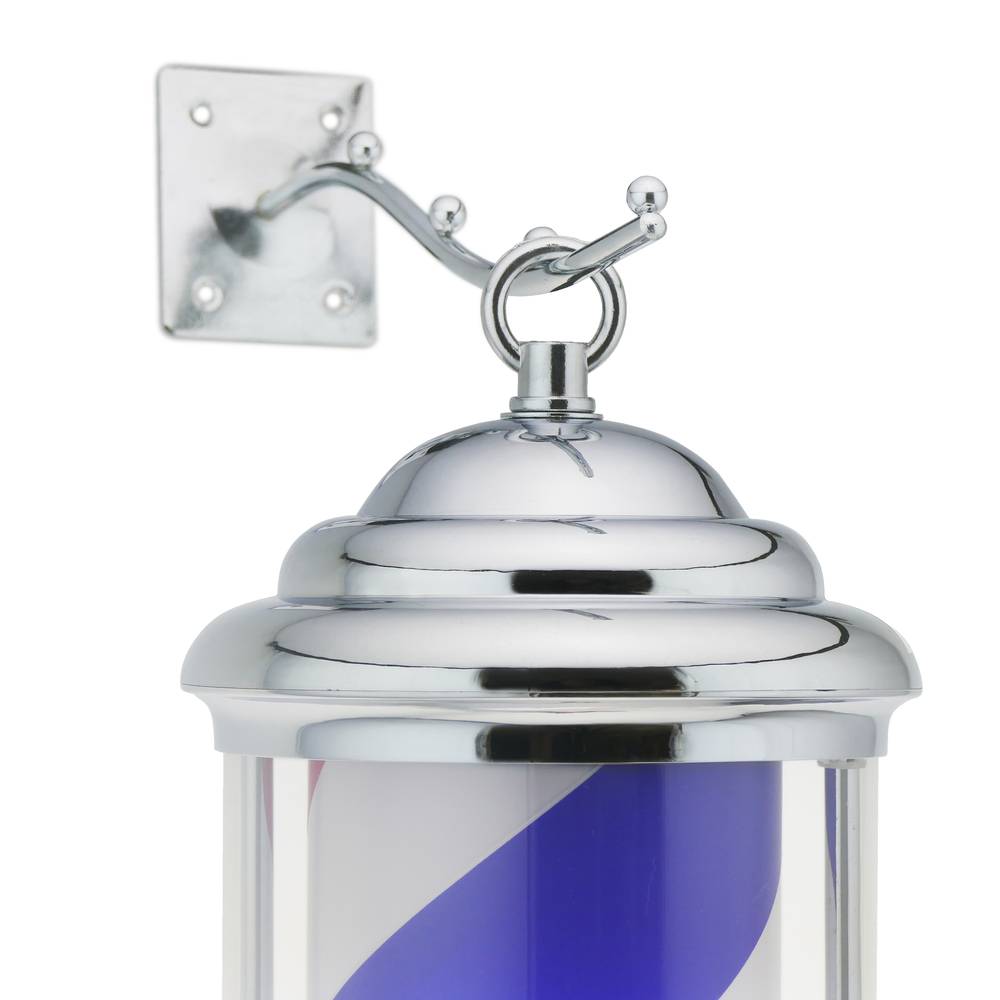 Lichtgevende en roterende kapperspaal voor kappers van 150 x 350 mm mini