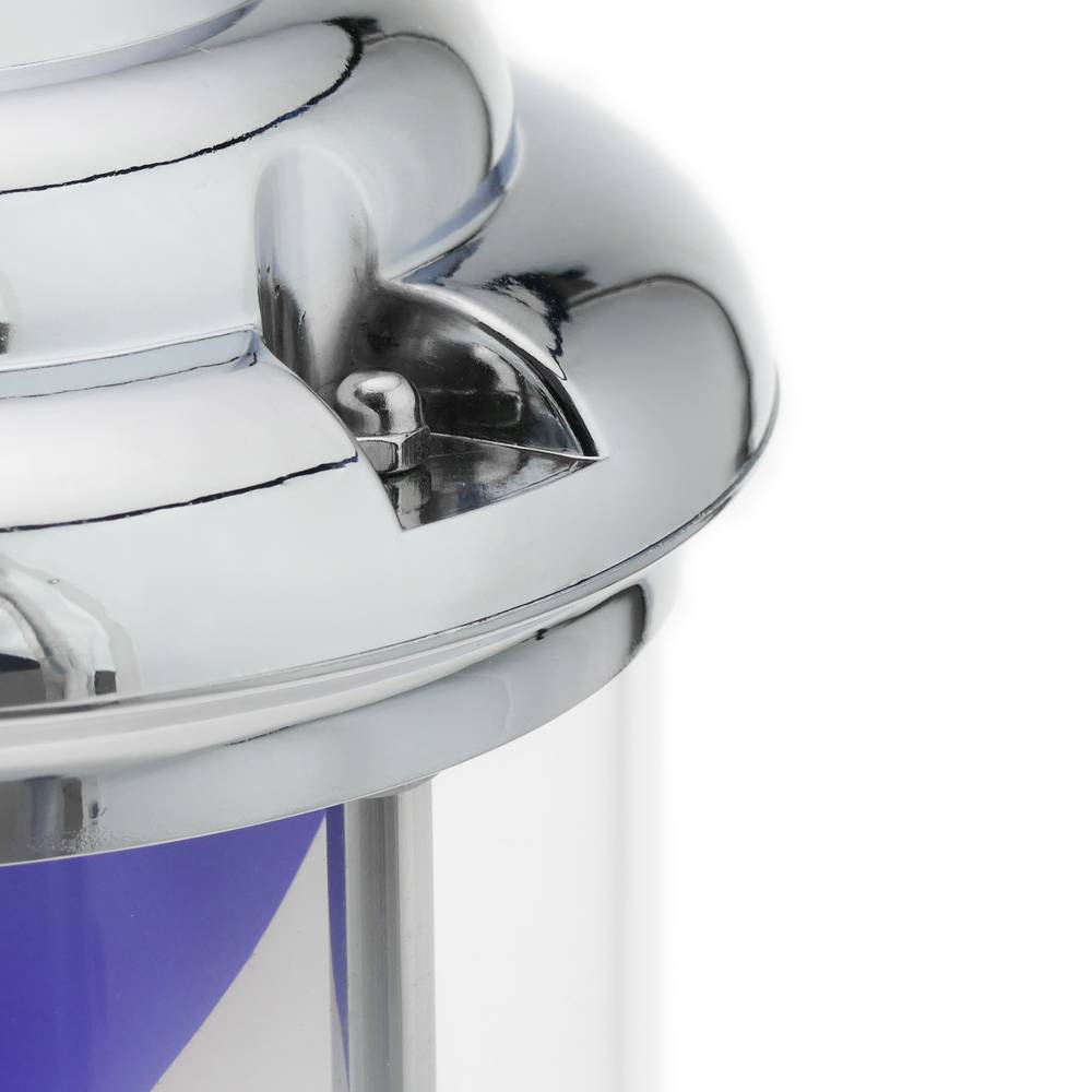 Lichtgevende en roterende kapperspaal voor kappers van 150 x 350 mm mini