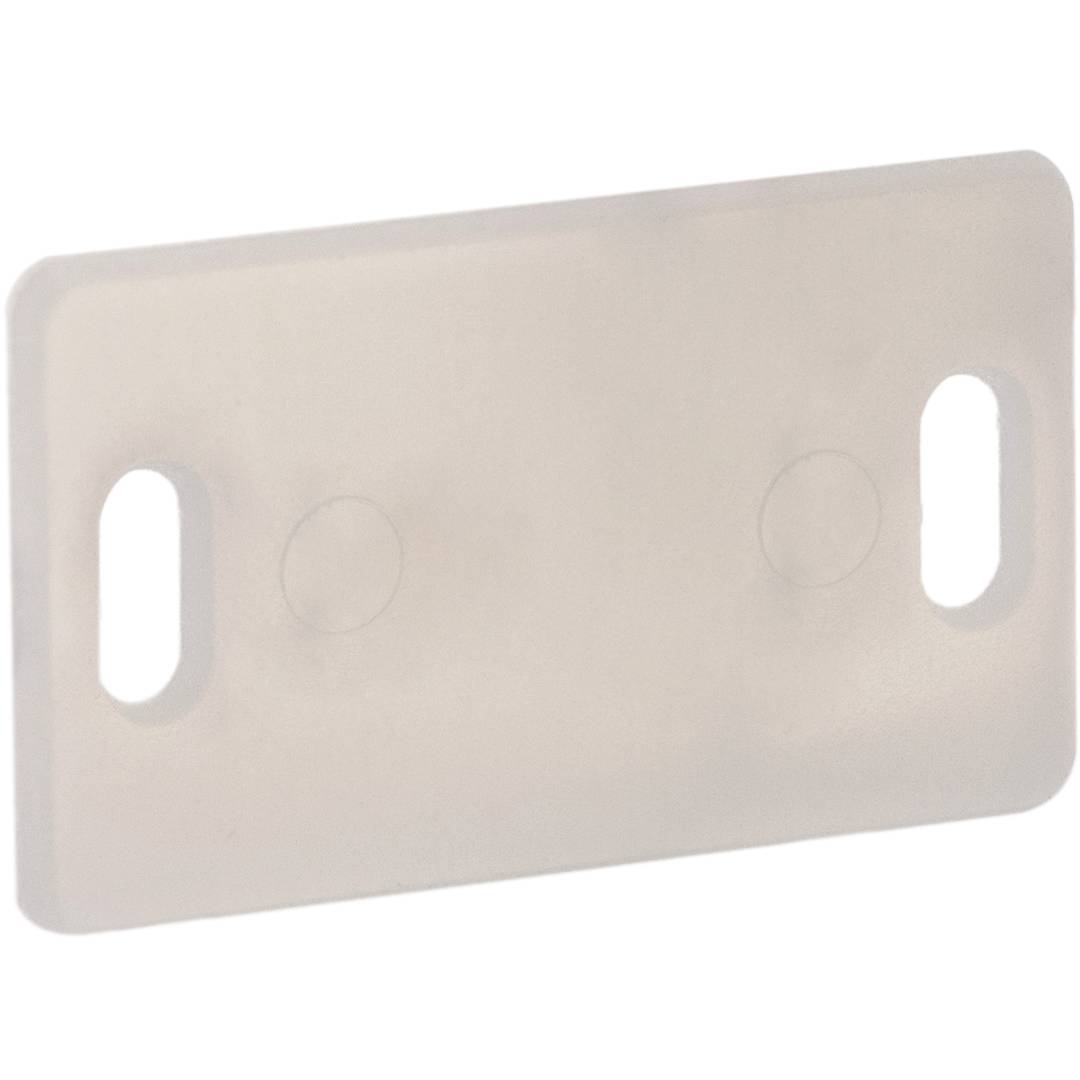 Plaque de marquage 26x16 mm pour colliers de serrage jusqu'à 4 mm 100 unités