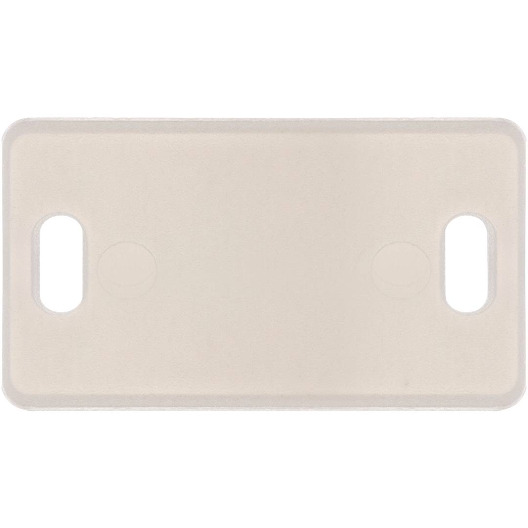 Plaque de marquage 26x16 mm pour colliers de serrage jusqu'à 4 mm 100 unités
