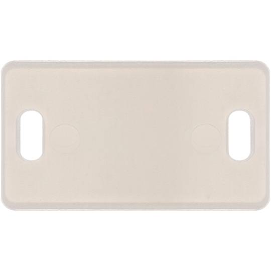 Plaque de marquage 26x16 mm pour colliers de serrage jusqu'à 4 mm 100 unités