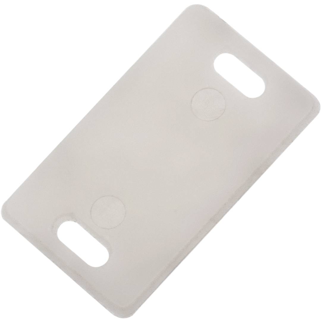 Plaque de marquage 26x16 mm pour colliers de serrage jusqu'à 4 mm 100 unités