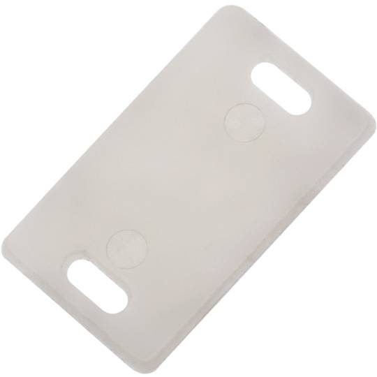 Plaque de marquage 26x16 mm pour colliers de serrage jusqu'à 4 mm 100 unités