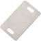 Plaque de marquage 26x16 mm pour colliers de serrage jusqu'à 4 mm 100 unités