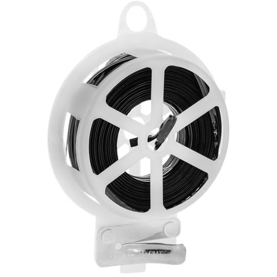 Coil Twist Ties schwarze Kabel (30m)