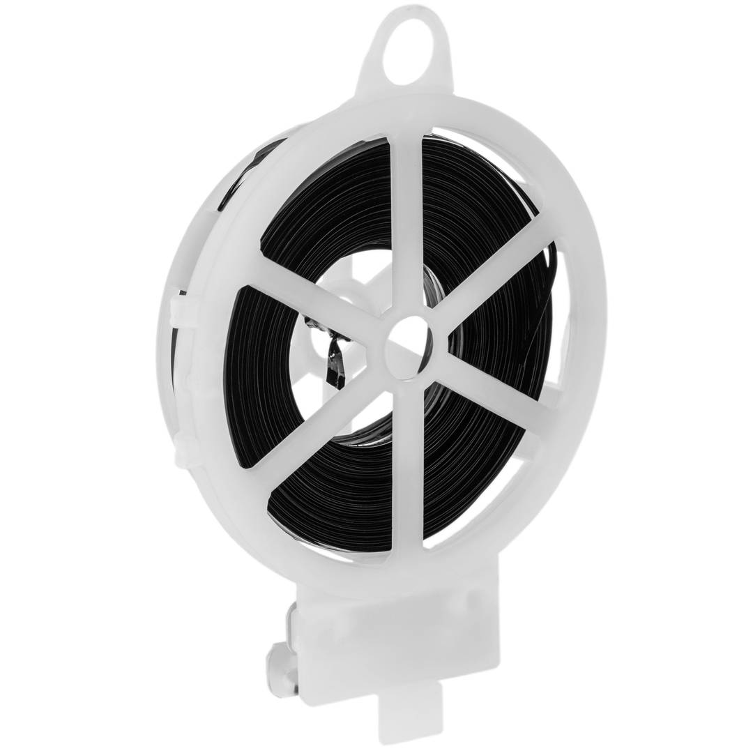 Coil Twist Ties schwarze Kabel (30m)