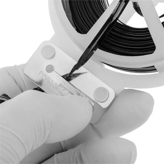 Coil Twist Ties schwarze Kabel (30m)