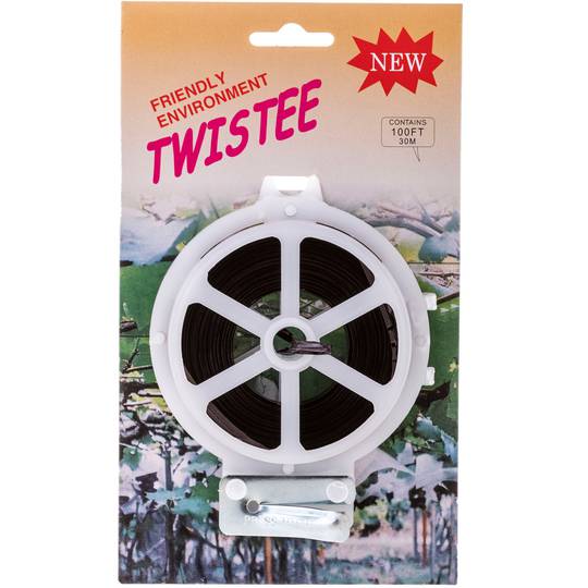 Coil Twist Ties schwarze Kabel (30m)