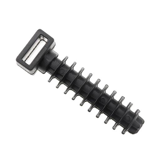 Taco de pressão 8mm flanges preto 100 unidades