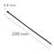 Black flanges 100 pieces 200x4.8mm