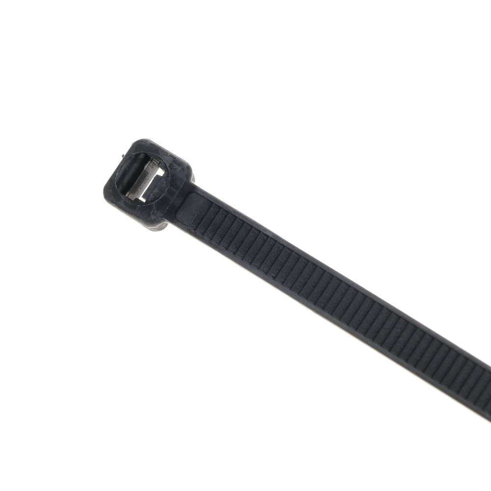 100 stks 500x4.8mm zwarte nylon flenzen