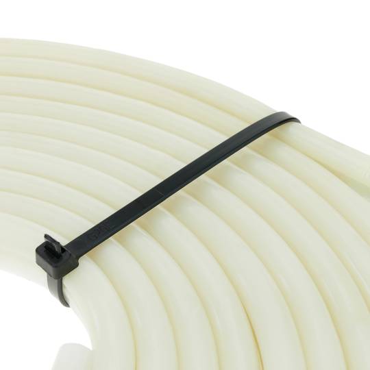 100 stks 500x4.8mm zwarte nylon flenzen