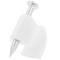 Abrazadera de clavo para cable redondo 7 mm paquete de 15 unidades blanco