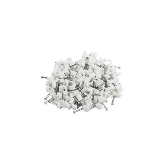 Pack de 100 unitats abraçadora per a cable de color blanc de 3.5 mm de Lanberg ORG01-CC35-100