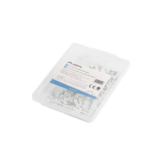 Pack de 100 unitats abraçadora per a cable de color blanc de 3.5 mm de Lanberg ORG01-CC35-100