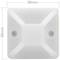 Pack de 100 bases blanques autoadhesives 20x20mm per brides de 5 mm