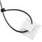 Pack de 100 bases blanques autoadhesives 20x20mm per brides de 5 mm