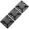 Pack de 100 bases negres autoadhesives 20x20mm per brides de 5 mm