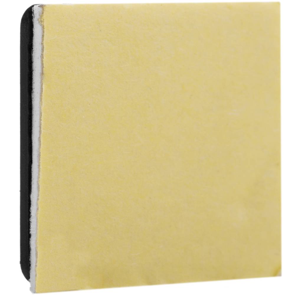 Pack de 100 bases negres autoadhesives 20x20mm per brides de 5 mm