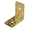Squadra angolare in acciaio bicromato 80x50mm