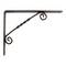 Colometa d'alumini acer negre 200x150mm