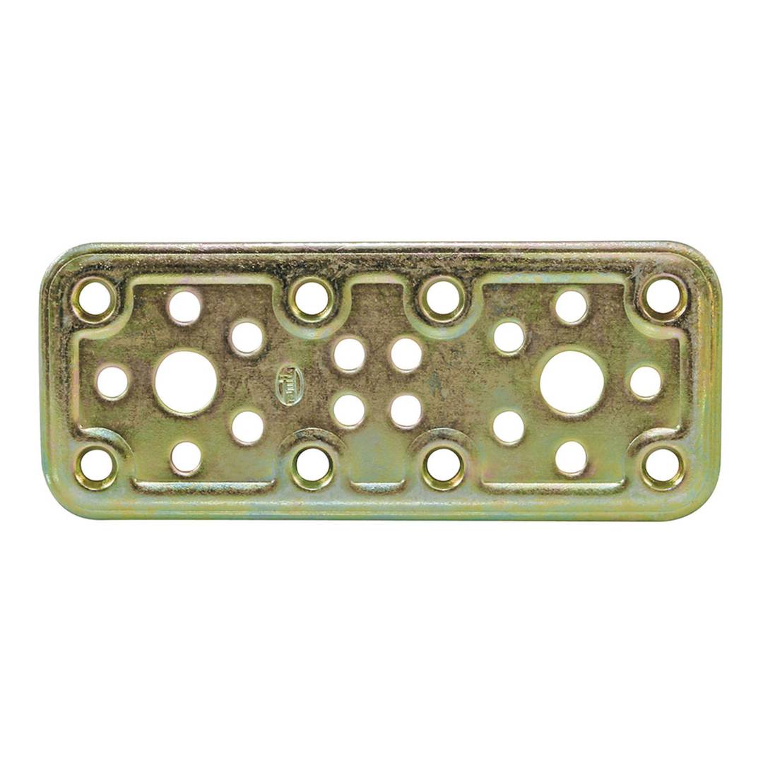 Chapa de aço dicromada 80x50mm