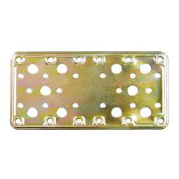 Dichromated steel plate 185x90mm