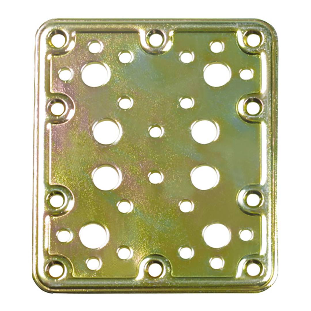 Chapa de aço dicromada 200x100mm