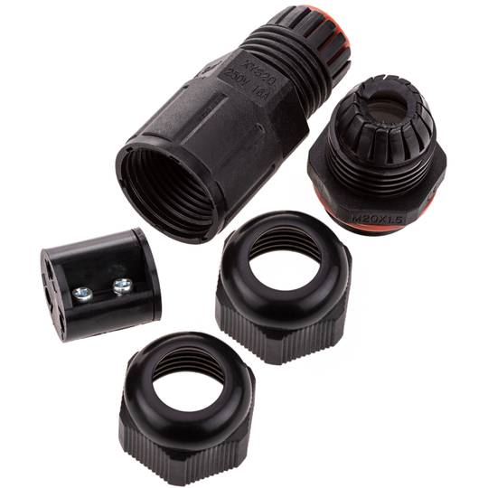 Connecteur de connexion étanche IP68 avec vis