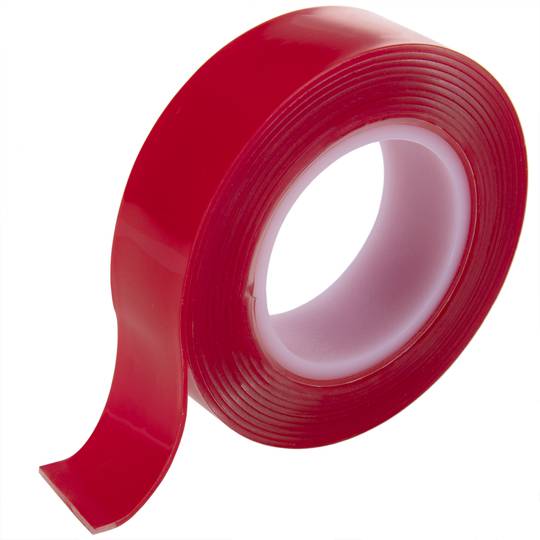 Extra strong double sided acrylic adhesive tape 19mm x 2m - Cablematic
