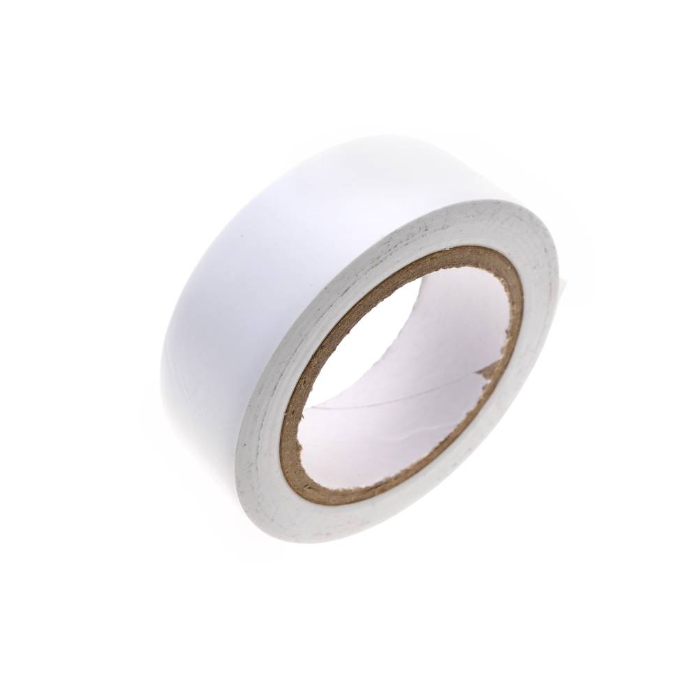 Fita isolante branca 0,13x19mm em bobina 9,15m