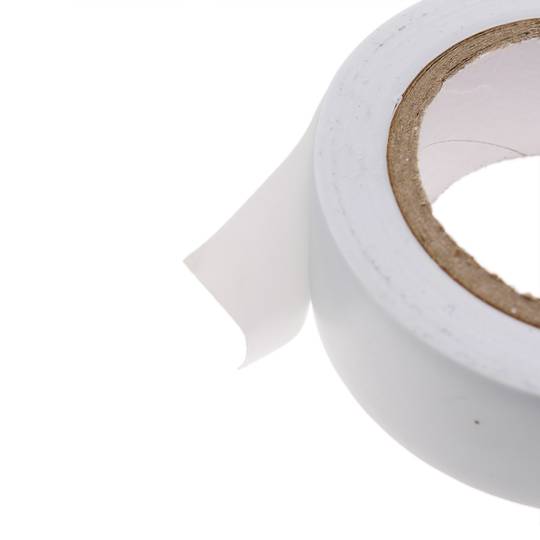 Fita isolante branca 0,13x19mm em bobina 9,15m