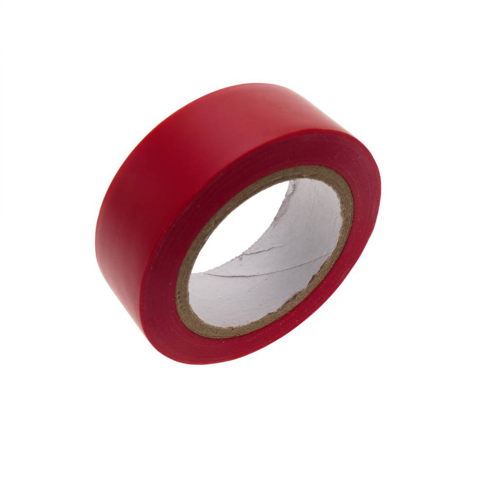 Fita isolante vermelha 0,13x19mm em bobina 9,15m