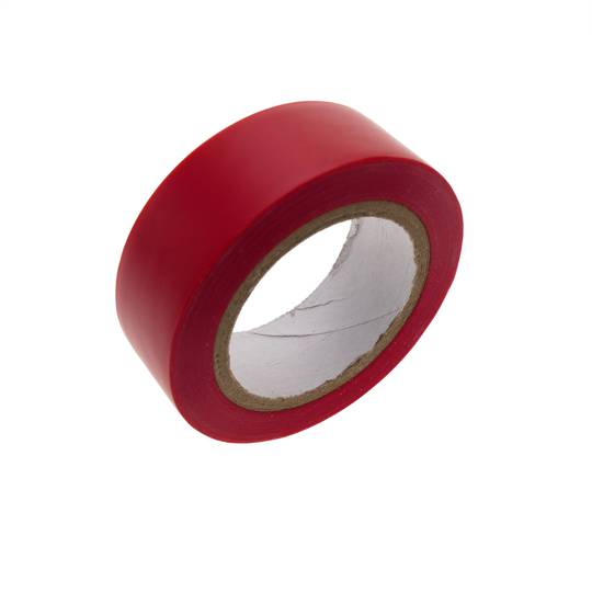 Fita isolante vermelha 0,13x19mm em bobina 9,15m