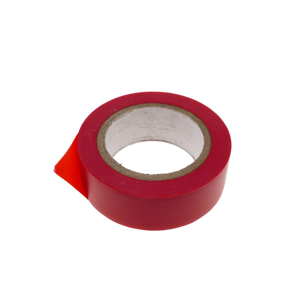 Fita isolante vermelha 0,13x19mm em bobina 9,15m