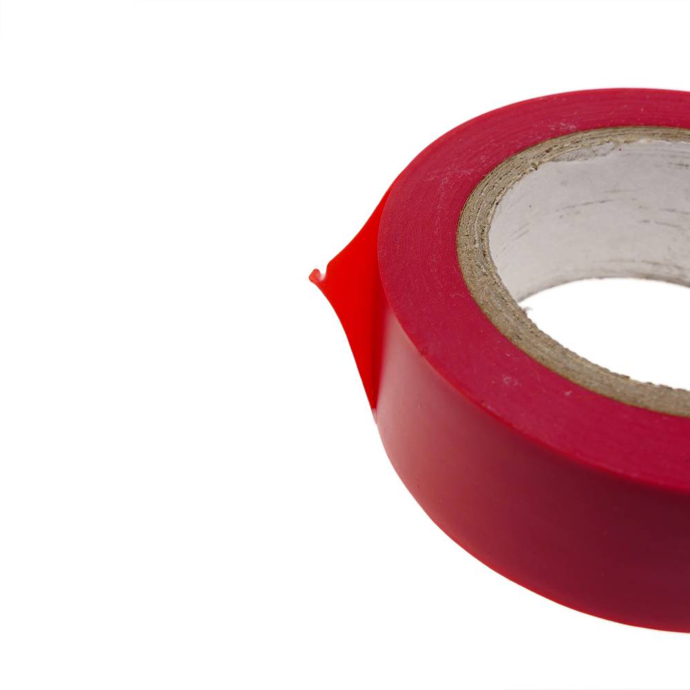 Fita isolante vermelha 0,13x19mm em bobina 9,15m