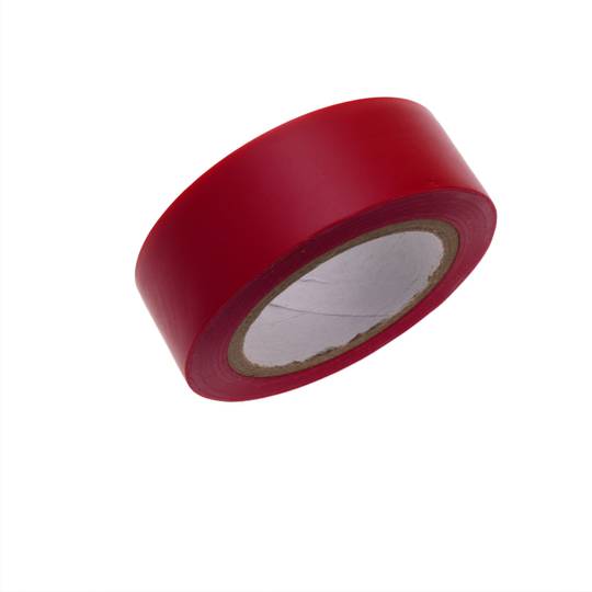 Fita isolante vermelha 0,13x19mm em bobina 9,15m