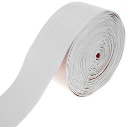 Rodapé autocolante flexível de 50 x 20 mm. Comprimento 10 m branco